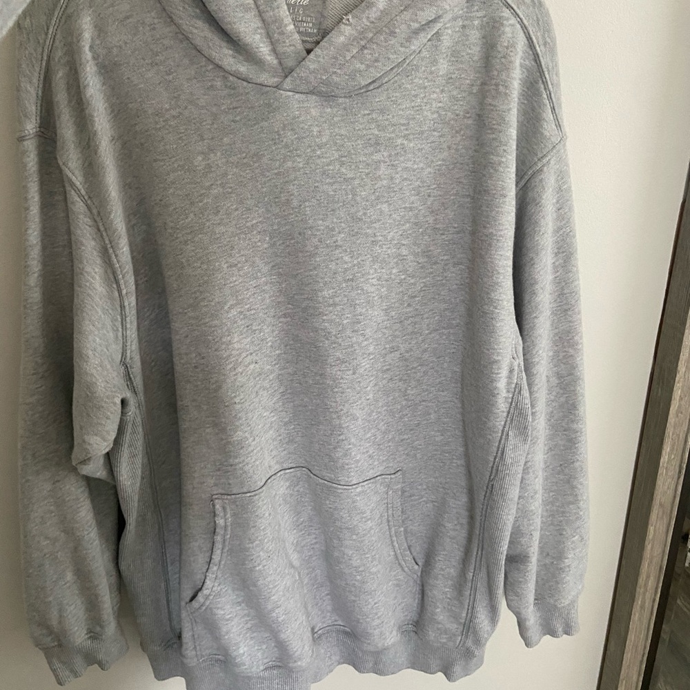 Oversized aerie boyfriend sweatshirt grey